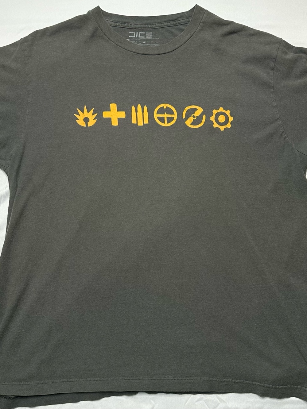 Official Battlefield 1 DICE Video Game Promo Graphic Tee Gray